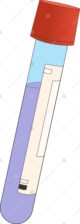 test tube animated illustration in GIF, Lottie (JSON), AE