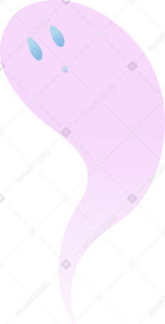 little pink ghost в PNG, SVG