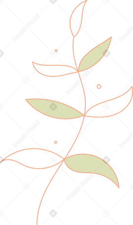 orange leaves PNG, SVG