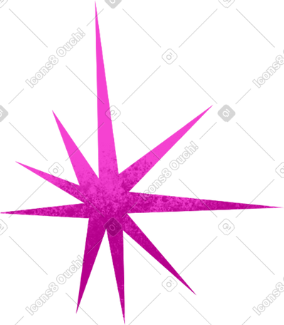 pink decorative star PNG, SVG