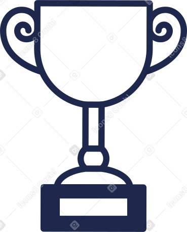 кубок победителя в PNG, SVG