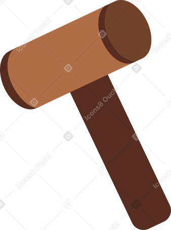 judge's hammer Illustration in PNG, SVG