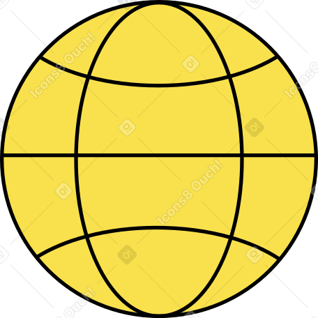 желтый шар в PNG, SVG