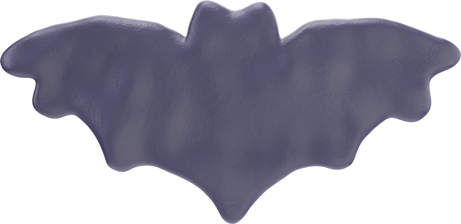Black halloween bat Illustration in PNG, SVG