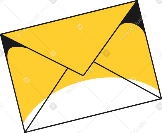 sealed envelope Illustration in PNG, SVG
