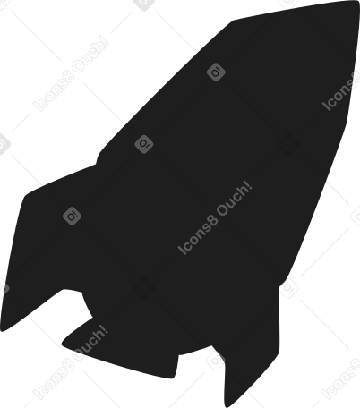 Sombra de foguete PNG, SVG