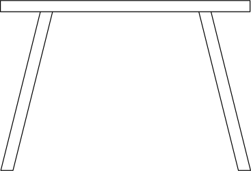 white table sideways PNG, SVG