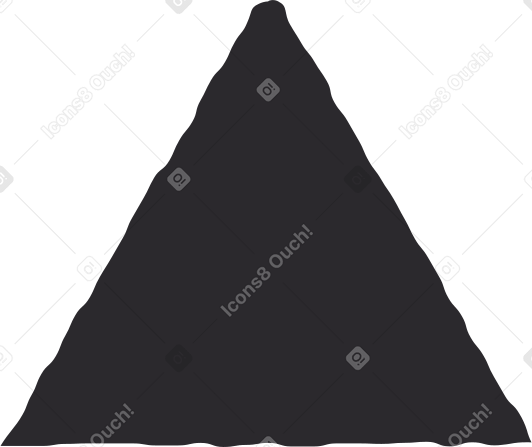 triangle black Illustration in PNG, SVG
