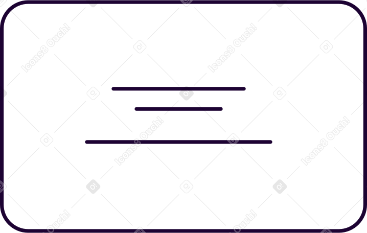 rectangular frame with text Illustration in PNG, SVG