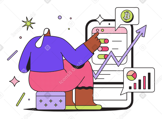 Business Analytics Illustration in PNG, SVG