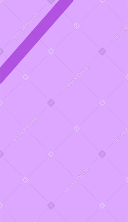 带有深紫色丝带的紫色礼物 PNG, SVG
