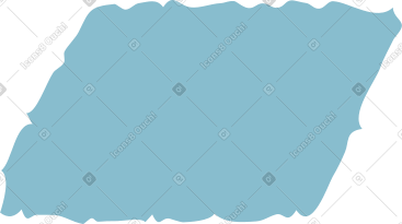 Blue parallelogram PNG, SVG