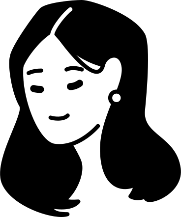 Head of a young woman with an earring PNG, SVG