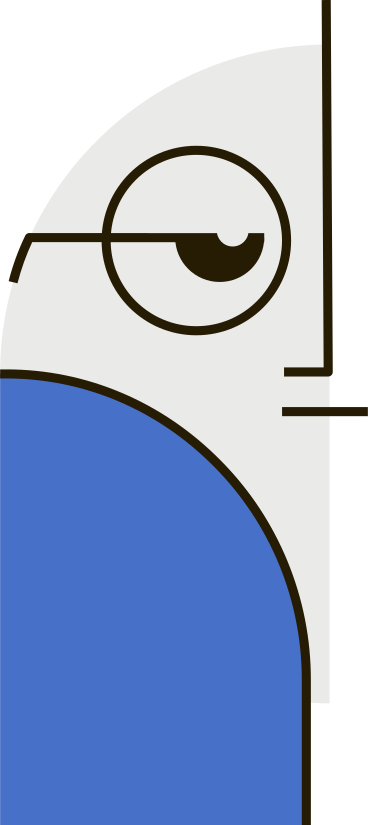 Person in glasses PNG, SVG
