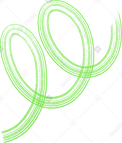 明亮的绿色波浪 PNG, SVG