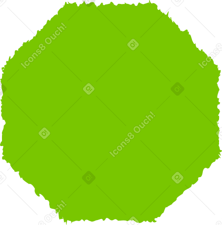 octagon green Illustration in PNG, SVG