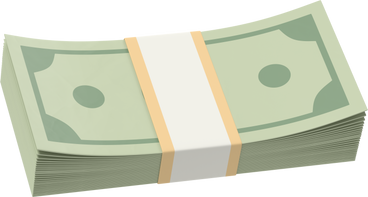 wad of money PNG, SVG