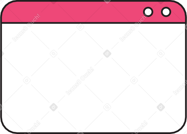 empty browser window PNG, SVG