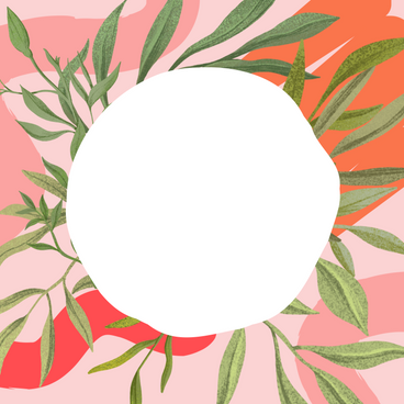 green leaves and copy space PNG, SVG