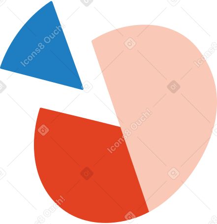 round graph Illustration in PNG, SVG