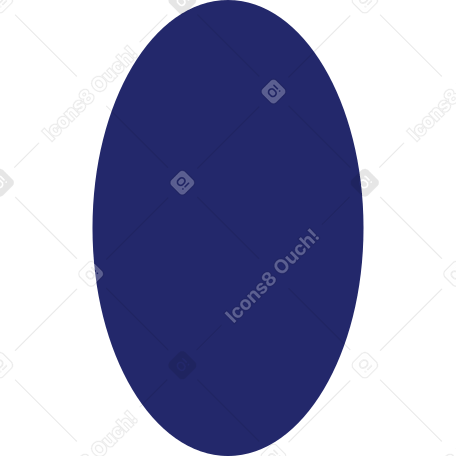ellipse dark blue Illustration in PNG, SVG