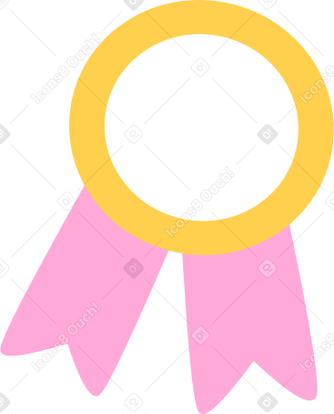 ribbon award Illustration in PNG, SVG