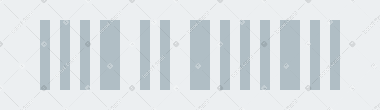 barcode Illustration in PNG, SVG