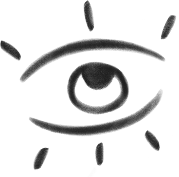 black open eye PNG, SVG