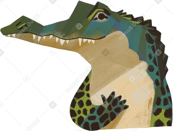 Крокодил в PNG, SVG