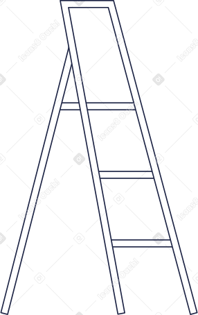 escalera de tijera PNG, SVG