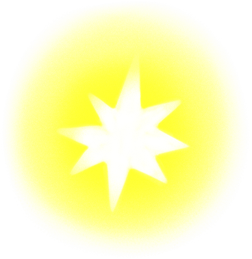 yellow shining star PNG, SVG