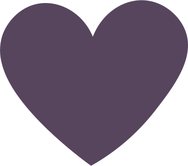 Purple heart PNG、SVG