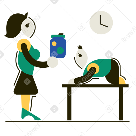 Nurse Illustration in PNG, SVG