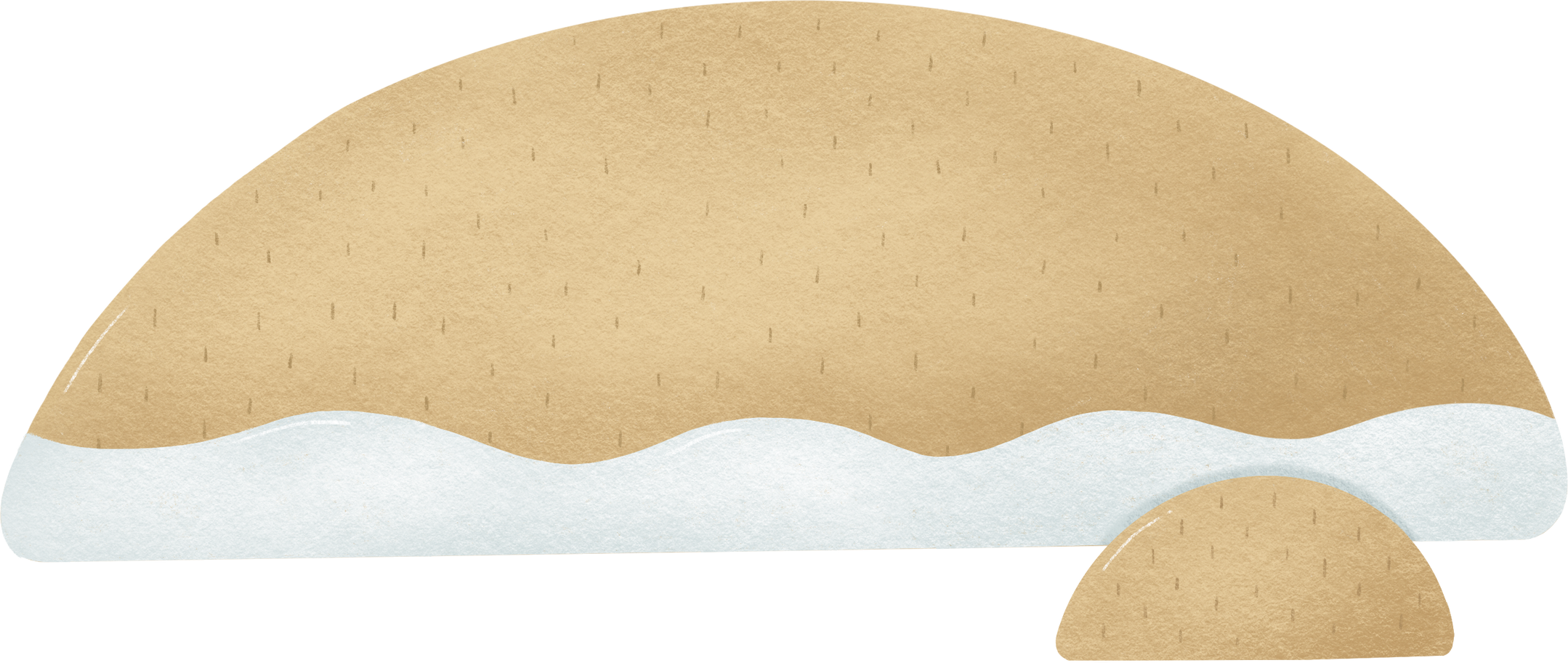 land with snow Illustration in PNG, SVG