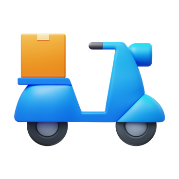delivery scooter PNG, SVG