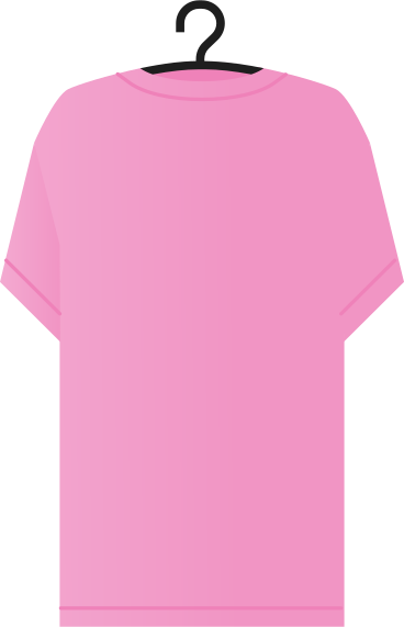 티셔츠 핑크 PNG, SVG