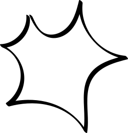 黒のアスタリスク のpngとsvgでのイラスト イメージ