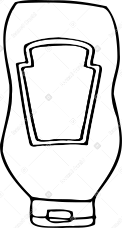 бутылка соуса в PNG, SVG