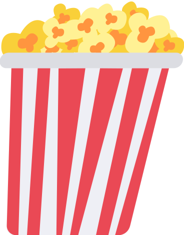 popcorn animierte Grafik in GIF, Lottie (JSON), AE