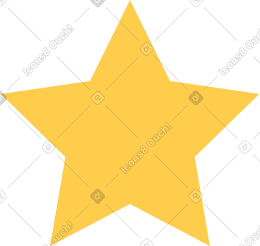 Yellow star PNG, SVG