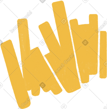 Lots of yellow fried potatoes PNG, SVG