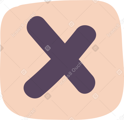 x sign PNG, SVG