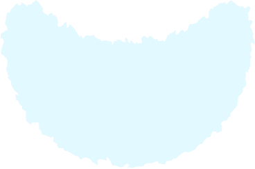 Bleu croissant PNG, SVG