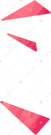 three pink triangles в PNG, SVG