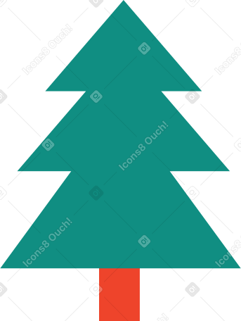 рождественская елка в PNG, SVG
