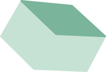 Grünes dreidimensionales rechteck PNG, SVG