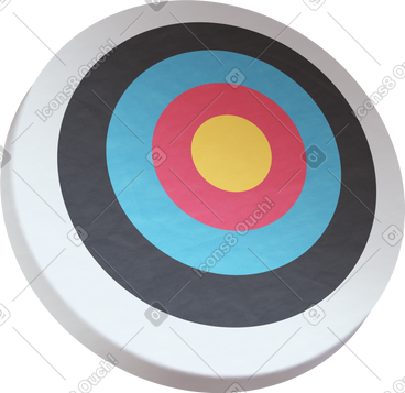 Archery target PNG, SVG