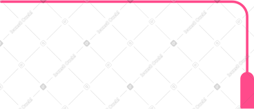 Pink cable wire PNG, SVG