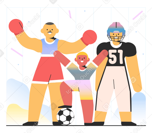 Various sports options PNG, SVG