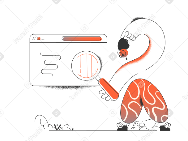 Web search  Illustration in PNG, SVG